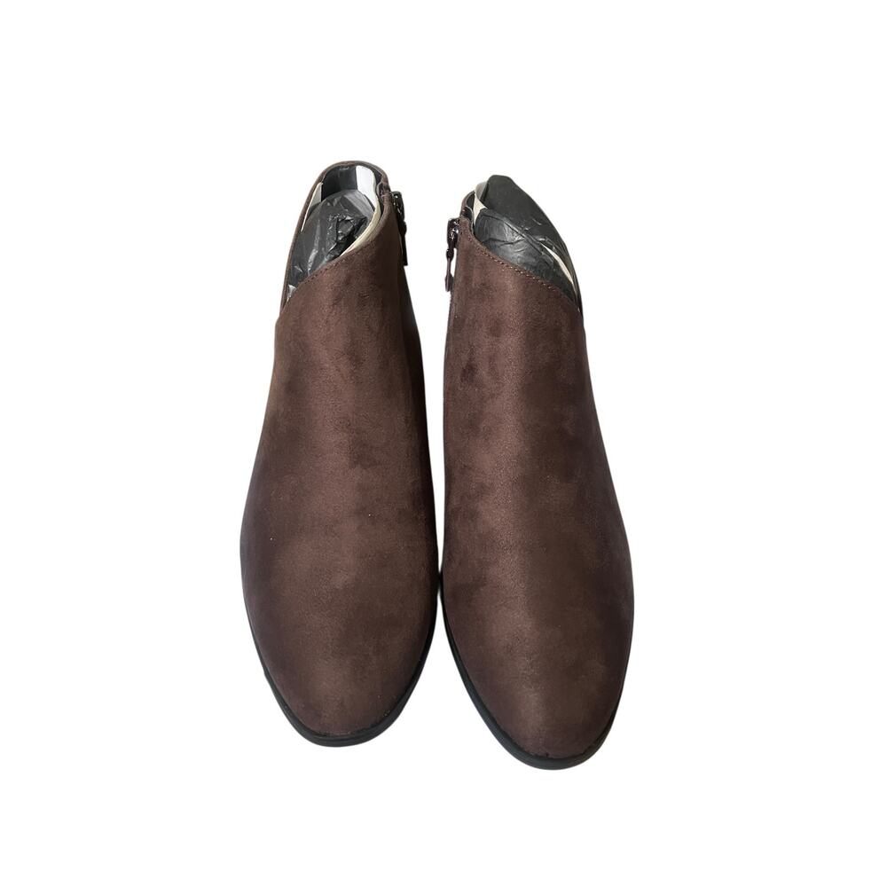 Aerosoles Cayu Java Faux Suede Ankle Boots Women 7.5 NIB